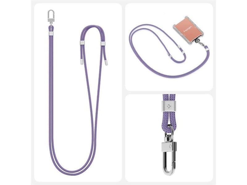 Spigen Universal Cross Body Strap 2 1 Pack - deep purple