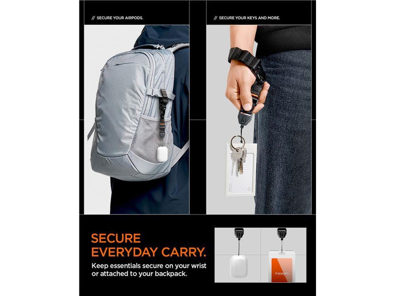 Spigen Universal Wrist Lanyard Strap Strap 1P DA30S - black