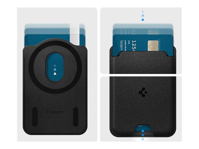 Spigen Urban Fit Wallet MagSafe - black - Samsung Galaxy S25 series