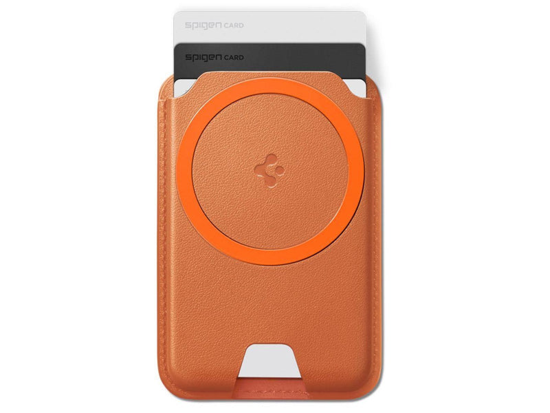 Spigen Valentinus MagFit+ MagSafe Magnetic Phone Wallet - Orange
