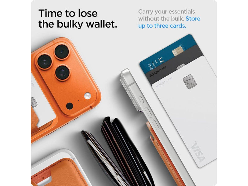 Spigen Valentinus MagSafe Magnetic Phone Wallet - Orange