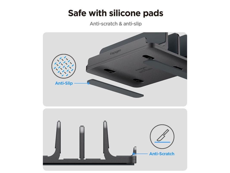 Spigen Vertical Laptop Stand LD208S4 - space gray