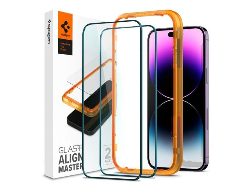 Spigen tR Align Master 2 Pack - FC black - iPhone 14 Pro