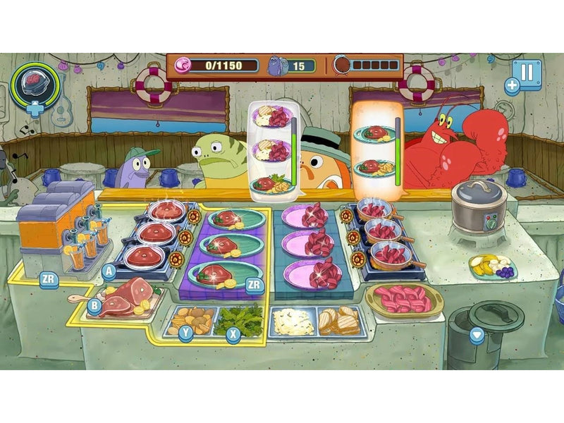 SpongeBob Squarepants: Krusty Cook-Off - Extra Krusty Edition (Code in a Box) - Nintendo Switch - Strategie - PEGI 3
