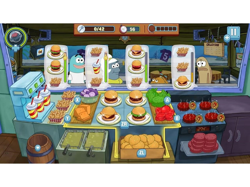 SpongeBob Squarepants: Krusty Cook-Off - Extra Krusty Edition (Code in a Box) - Nintendo Switch - Strategie - PEGI 3