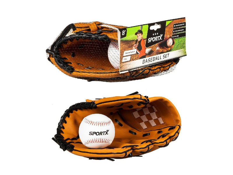 SportX Baseball Glove with Ball