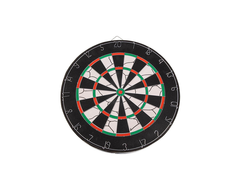 SportX Dartboard Flocked with 6 Darts