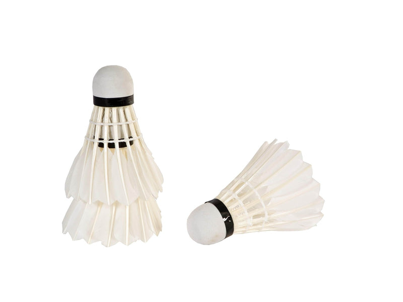 SportX Shuttle Feathers White in Case 3 pcs.