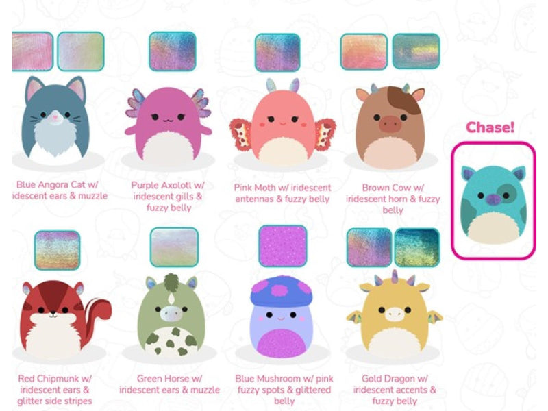 Squishmallows 13 cm Scented Mystery Bag Iridescent