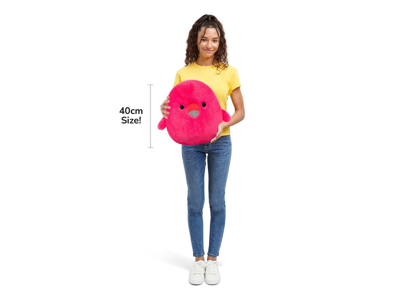 Squishmallows 40 cm Fuzz A Mallows Cookie Flamingo