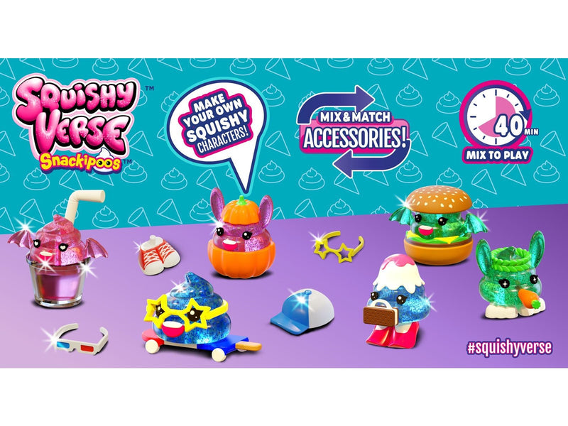 SquishyVerse Snackipoos 2-Pack