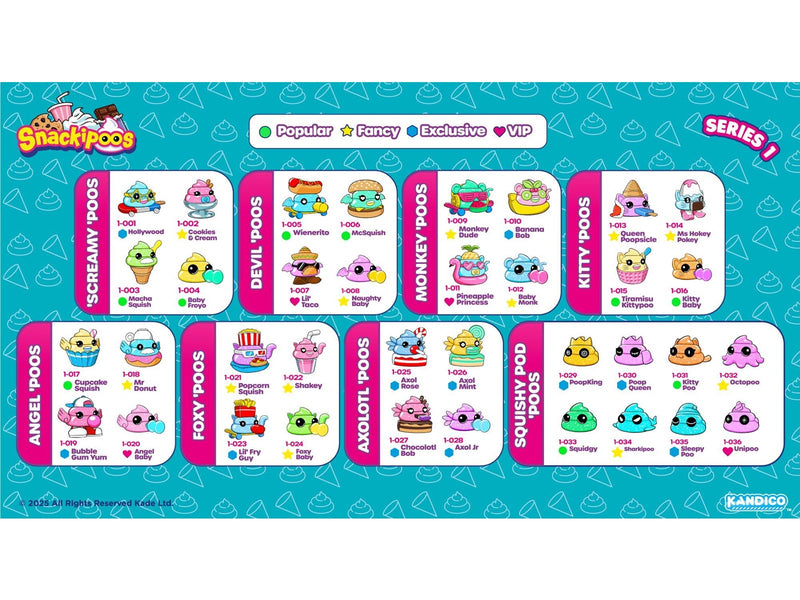 SquishyVerse Snackipoos S1 Squish Factory Playset
