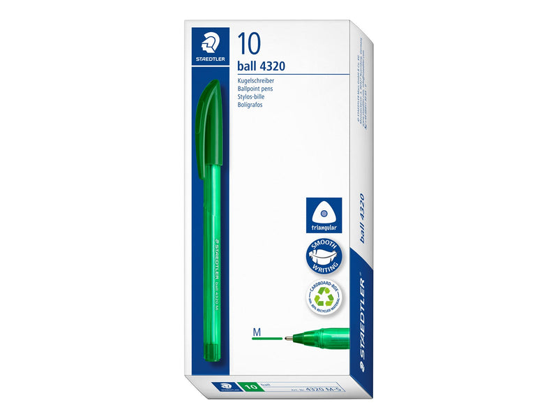 Staedtler Ballpoint pen ball 4320 10 pcs M green