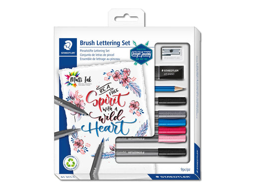 Staedtler Brush Lettering Set 9 pcs 100% PEFC
