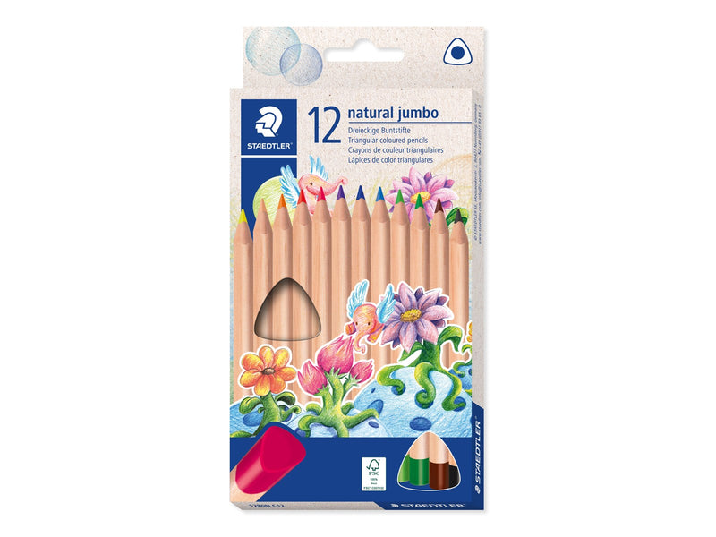 Staedtler Coloured pencil jumbo 12pc FSC 100%