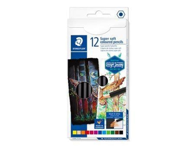 Staedtler Coloured pencil soft12pcs 100% PEFC