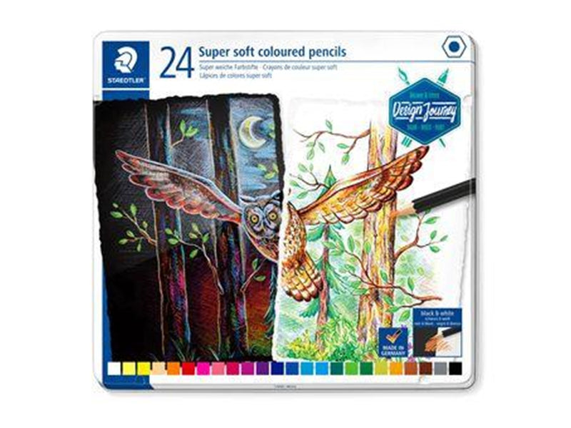 Staedtler Coloured pencil soft24pcs 100% PEFC