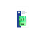 Staedtler D-hole tub sharpener neon green bc