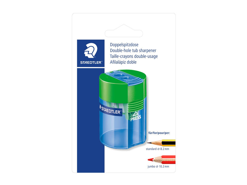 Staedtler Double-hole tub sharpener round BK