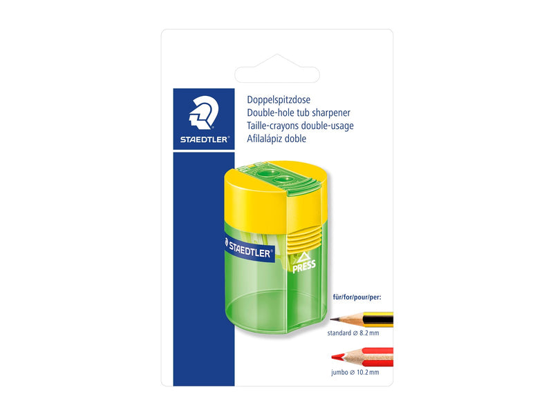 Staedtler Double-hole tub sharpener round BK