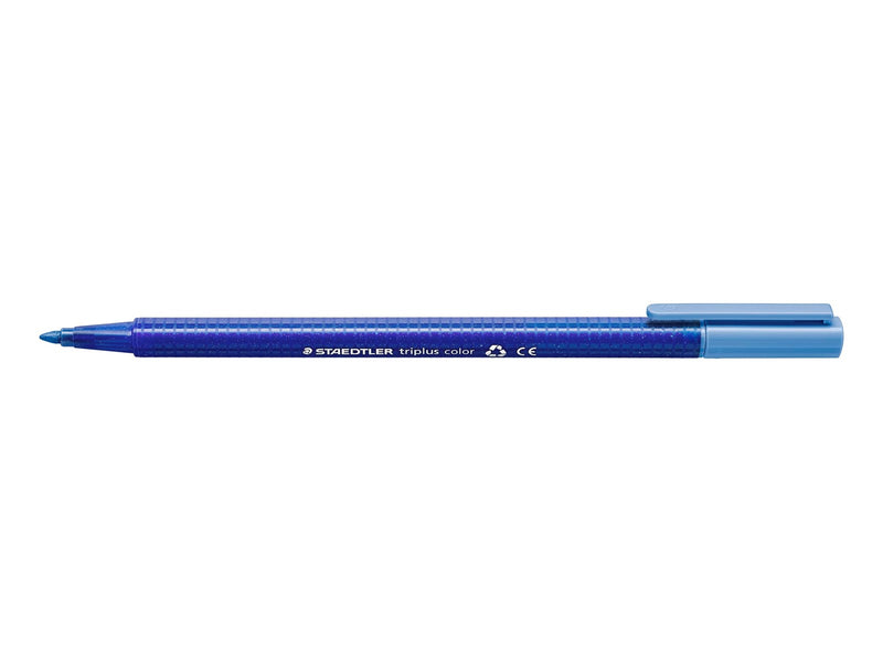 Staedtler Fibre-tip pen triplus col. rPP.10 pcs azur
