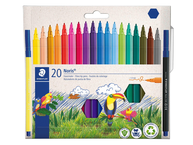 Staedtler Fibre-tip pens Noris 20pcs wallet