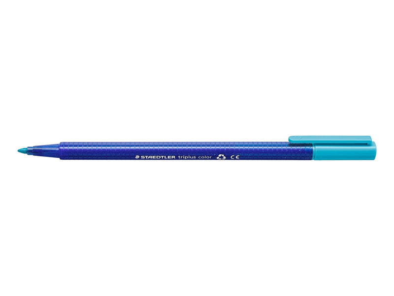 Staedtler Fibre-tip tripl. col. rPP.10 pcs aqua blue