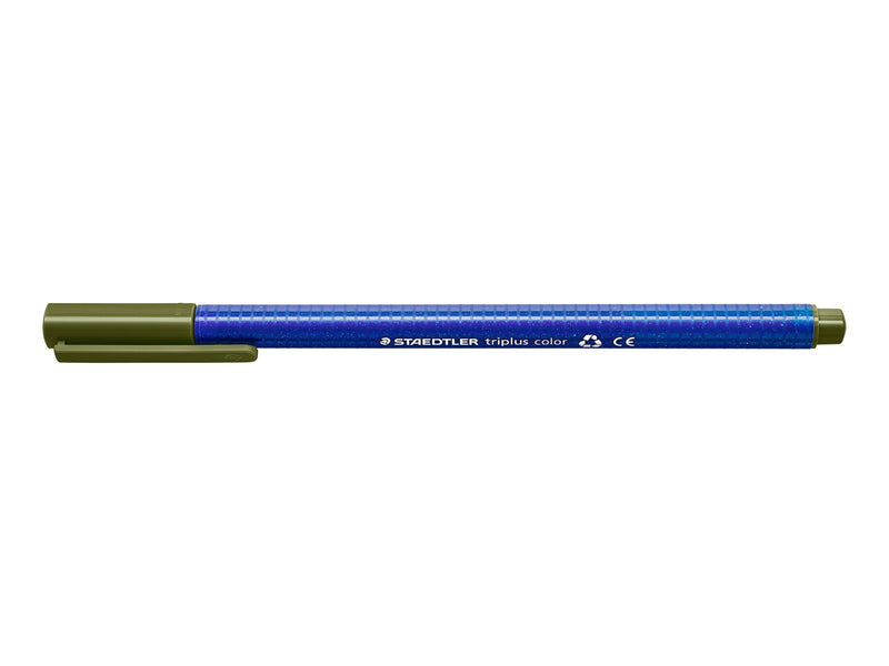 Staedtler Fibre-tip tripl.col rPP.10 pcs olive green
