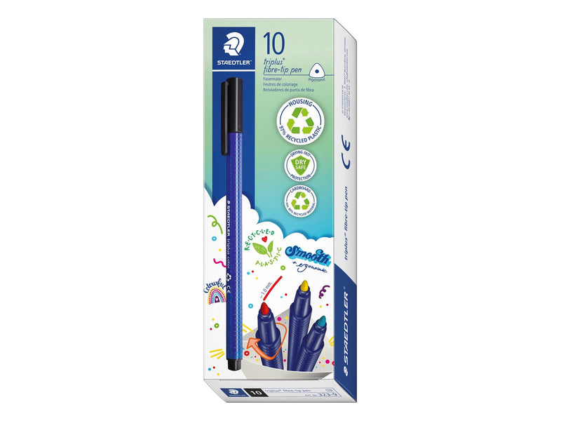 Staedtler Fibre-tip triplus color rPP.10 pcs mauve