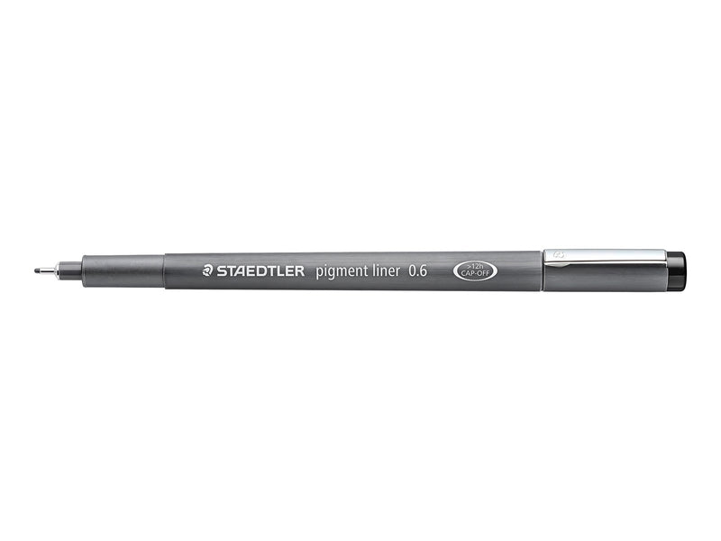 Staedtler Fineliner pigment liner 10 pcs  0.6mm black