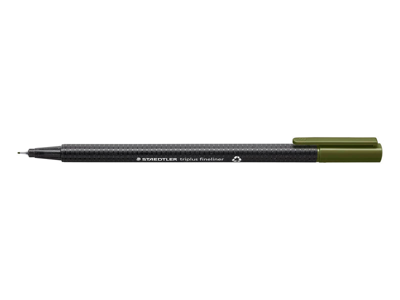Staedtler Fineliner triplus rPP.10 pcs olive green
