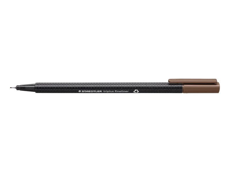 Staedtler Fineliner triplus rPP.10 pcs tobacco brown