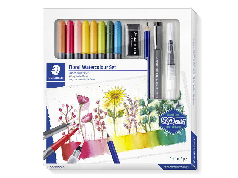 Staedtler Floral Watercolour Set 100% PEFC