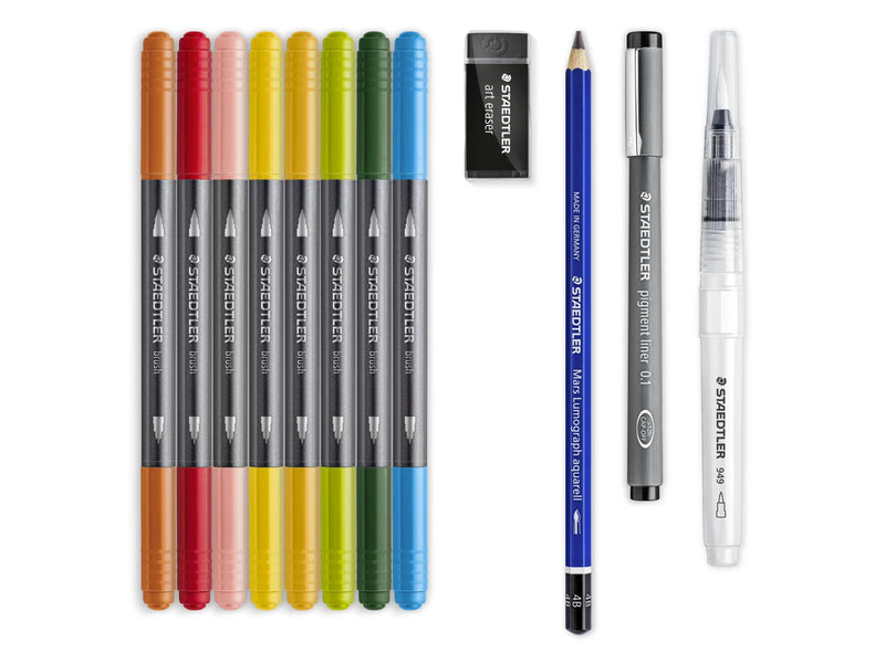 Staedtler Floral Watercolour Set 100% PEFC