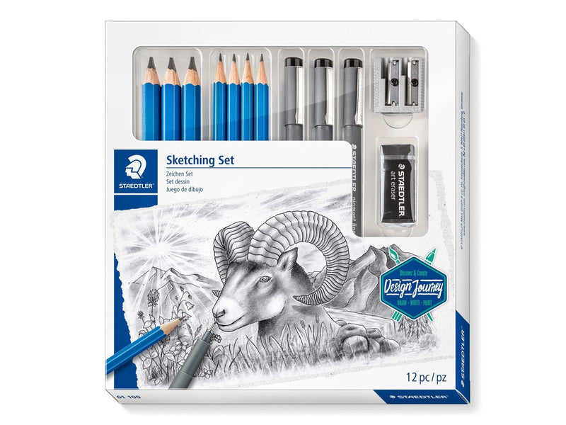 Staedtler Gemischtes Zeichen Set, 100% PEFC