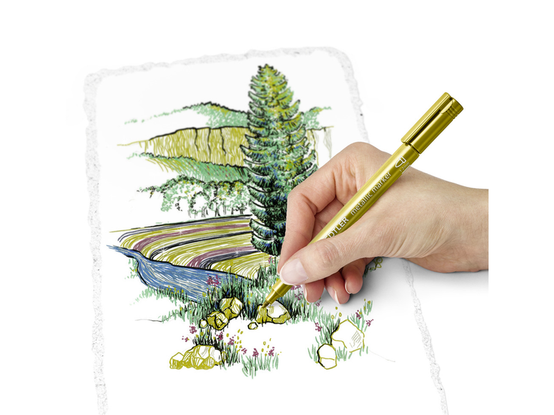 Staedtler Marker  metallic 2 ST BK
