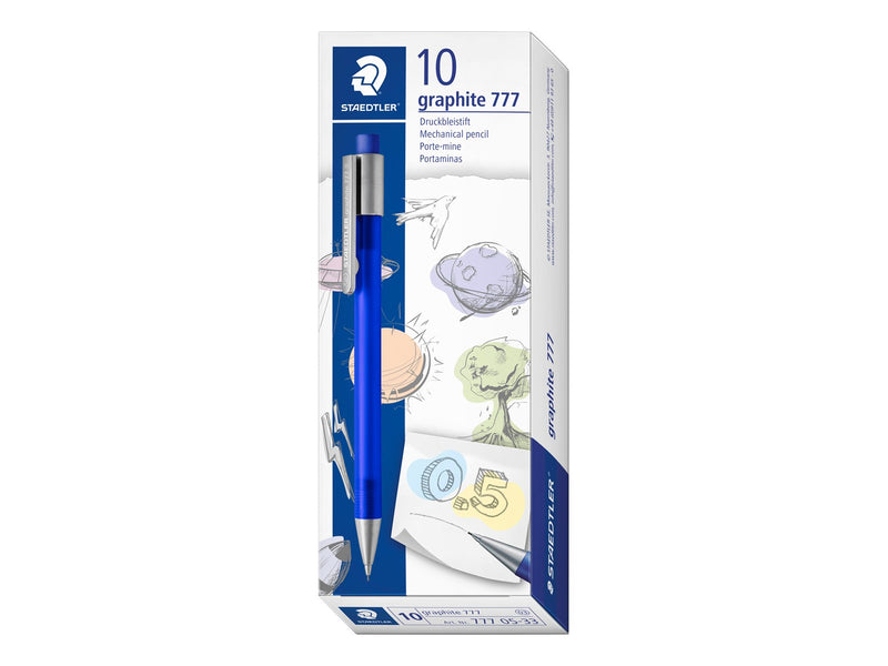 Staedtler Mechanical pencil graph.B 10 pcs  05mm Blue