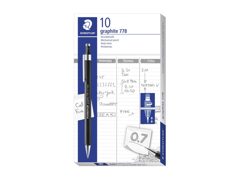 Staedtler Mechanical pencil graphite 10 pcs  07 black