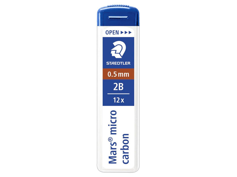 Staedtler Mech.pen.lead Mars micro0.5 2B 12 x 12 pcs