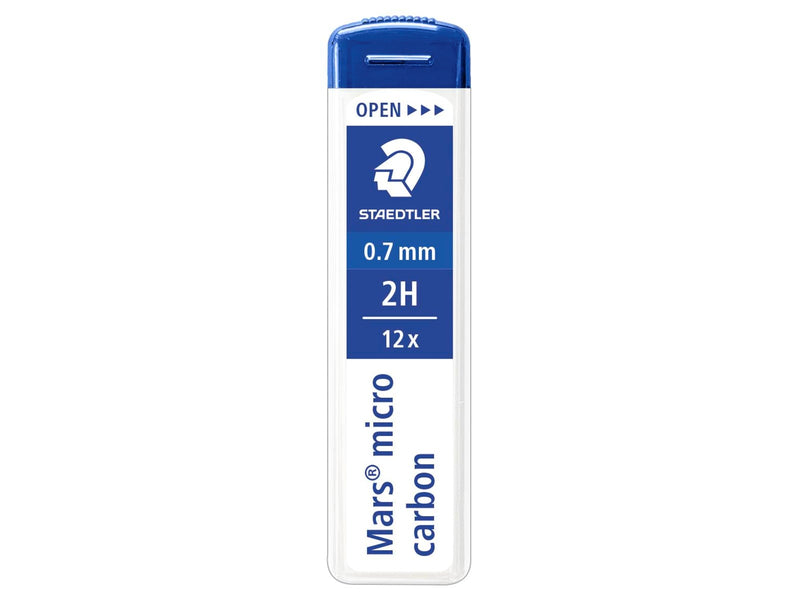 Staedtler Mech.pen.lead Mars micro0.7 2H 12 x 12 pcs