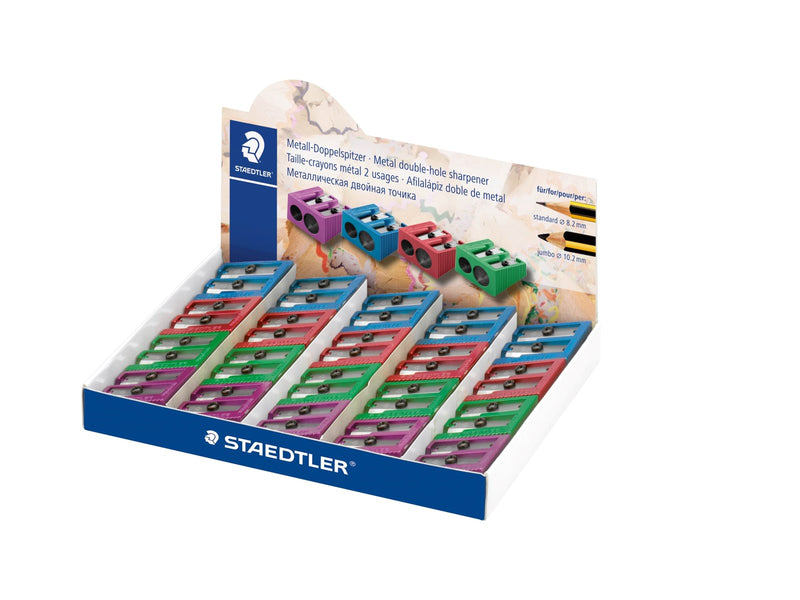 Staedtler Metal double-hole sharpener 20 pcs