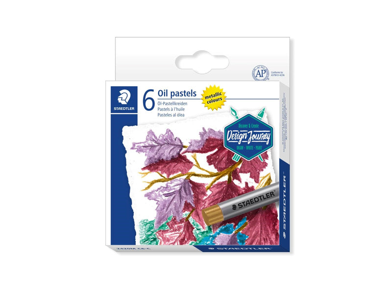 Staedtler Oil pastels metallic Design journey 6 pcs cardboard box