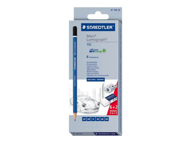 Staedtler Pencil Lumograph set      100% PEFC