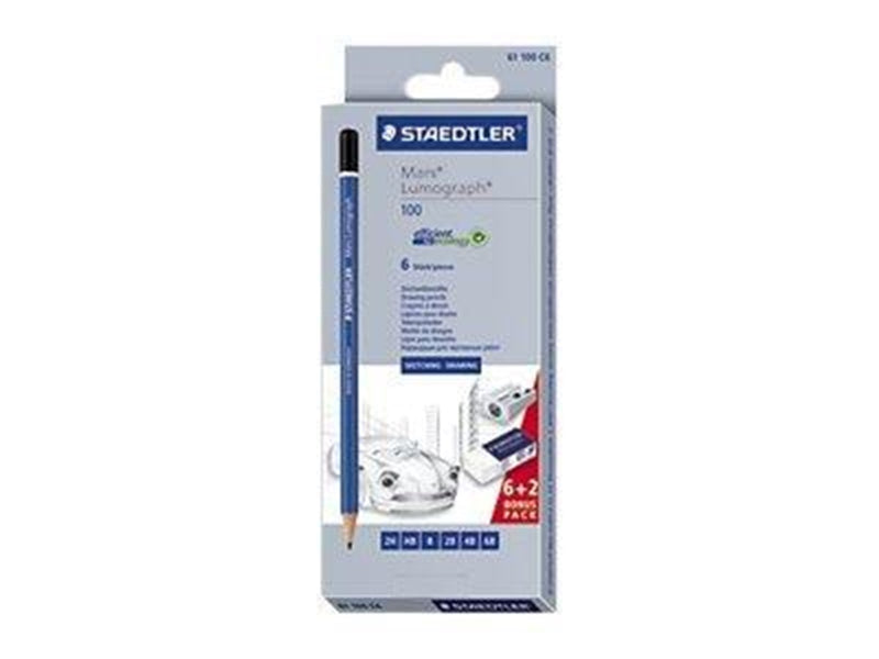 Staedtler Pencil Lumograph set      100% PEFC