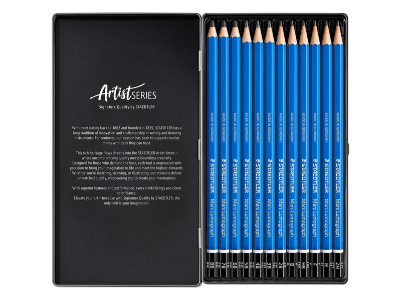 Staedtler Pencil Mars Lumog. 12pcs 100% PEFC