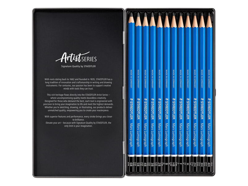 Staedtler Pencil Mars Lumog. 12pcs 100% PEFC