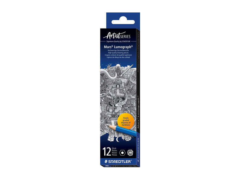 Staedtler Pencil Mars Lumograph 4B  12 pcs