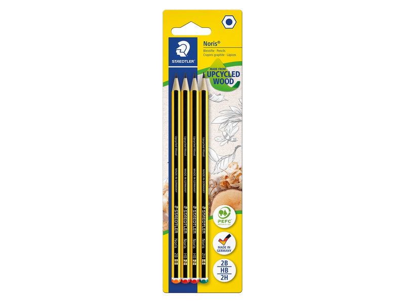 Staedtler Pencil Noris B-HB-H x4 bc 100% PEFC