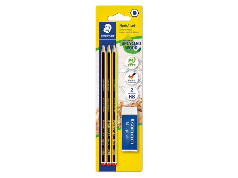 Staedtler Pencil Noris + eraser bc  100% PEFC