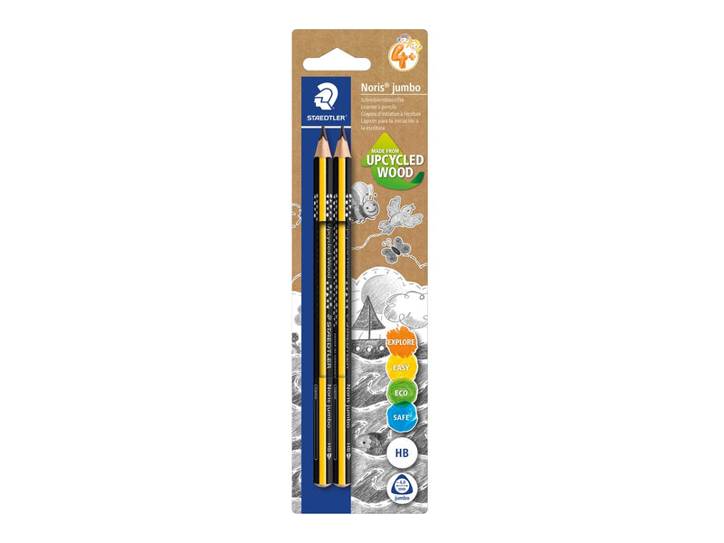 Staedtler Pencil Noris jumbo 2pcs bc    FSC 100%